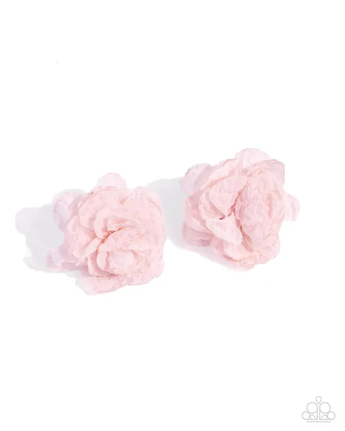 Paparazzi Jewelry Paparazzi Earring Tulle Twist Pink Earrings Paparazzi Jewelry Paparazzi Earring Tulle Twist Pink Earrings