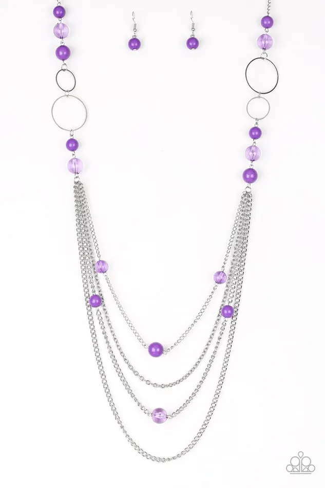 Paparazzi Jewelry Paparazzi Necklace Bubbly Bright Purple Necklaces Paparazzi Jewelry Paparazzi Necklace Bubbly Bright Purple Necklaces
