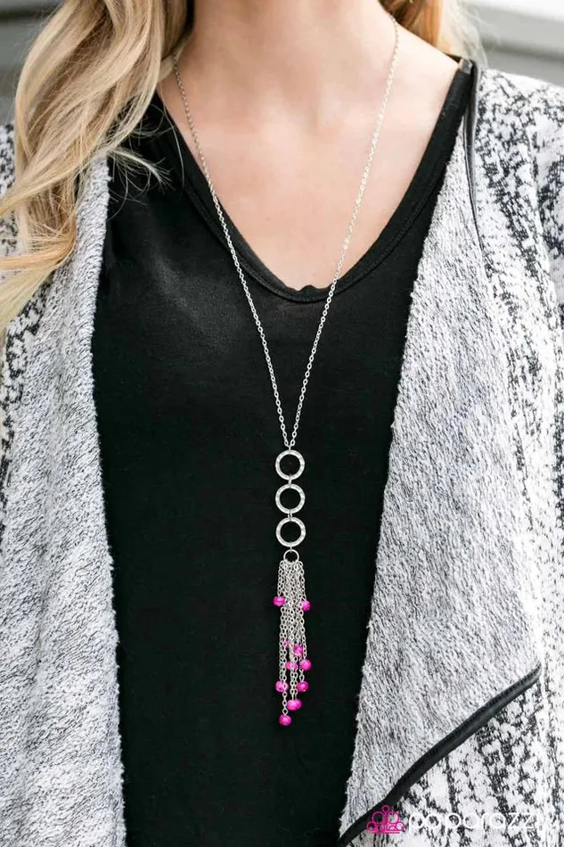 Paparazzi Jewelry Paparazzi Necklace Come Sail Away Pink Necklaces