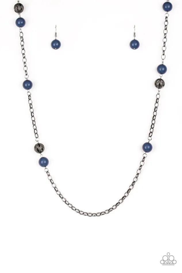 Paparazzi Jewelry Paparazzi Necklace Fashion Fad Blue Necklaces