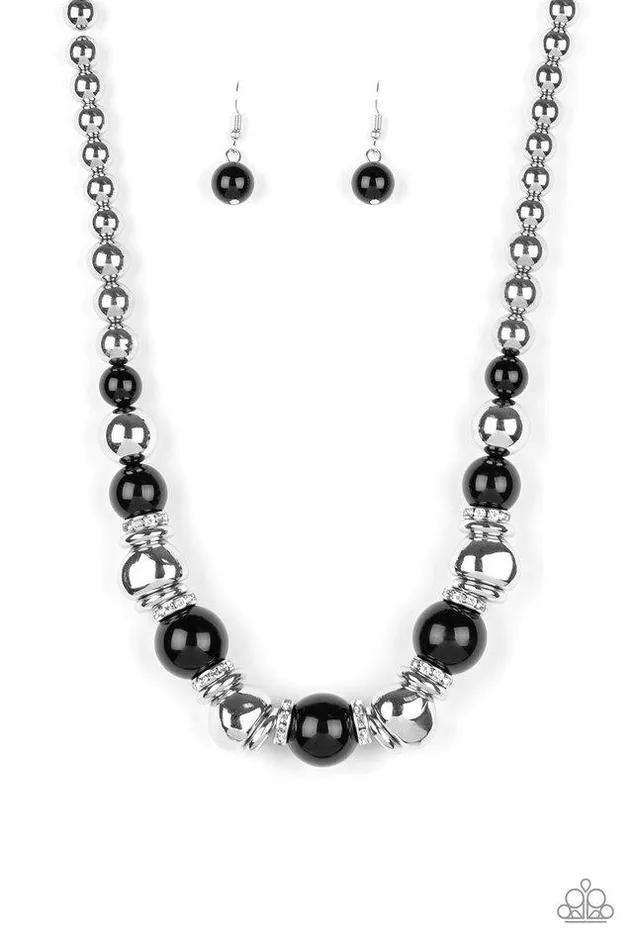 Paparazzi Jewelry Paparazzi Necklace Hollywood HAUTE Spot Black Necklaces