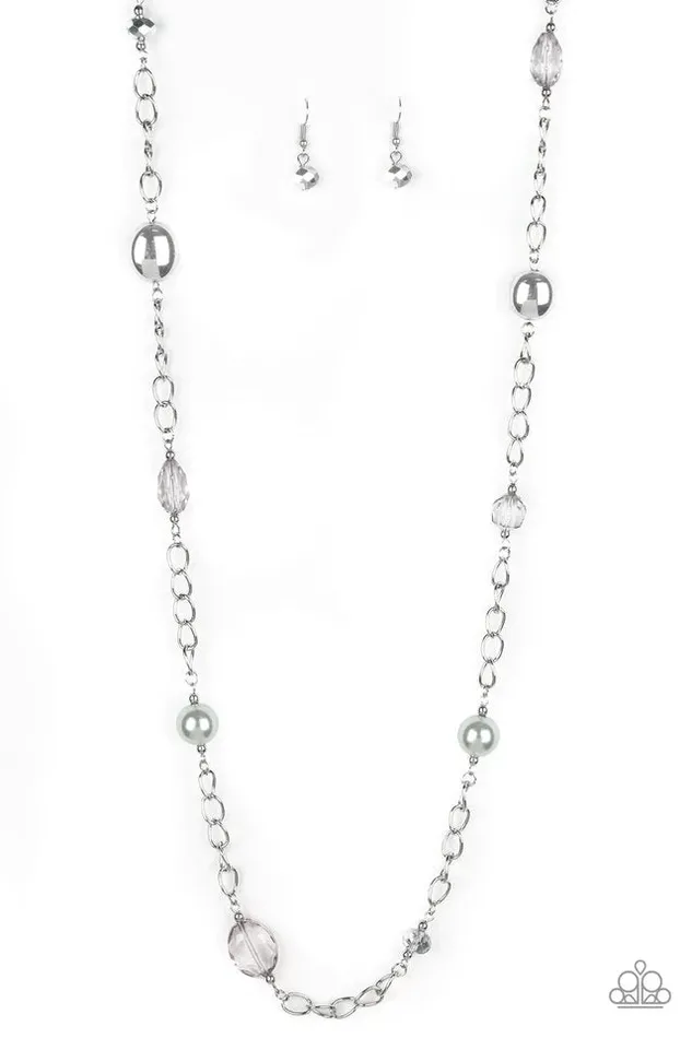 Paparazzi Jewelry Paparazzi Necklace Only For Special Occasions Silver Necklaces