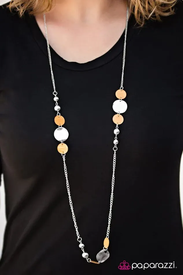 Paparazzi Jewelry Paparazzi Necklace Out of Sight Yellow Necklaces