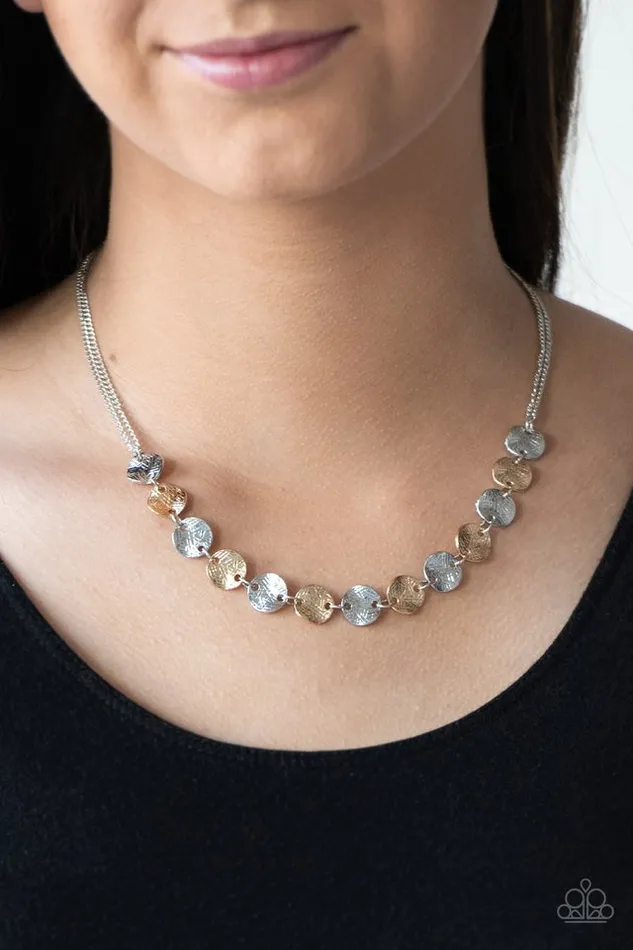 Paparazzi Jewelry Paparazzi Necklace Simple Sheen Silver Necklaces