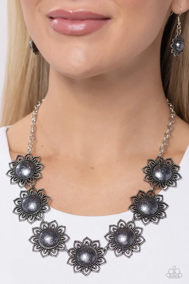 Paparazzi Jewelry Paparazzi Necklace The GLITTER Takes It All Silver Necklaces