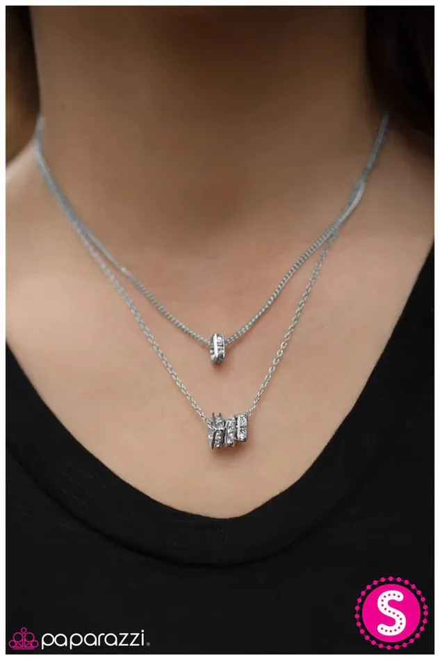 Paparazzi Jewelry Paparazzi Necklace The Main Attraction Silver Necklaces