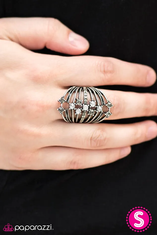 Paparazzi Jewelry Paparazzi Ring Command Sparkle Silver Rings
