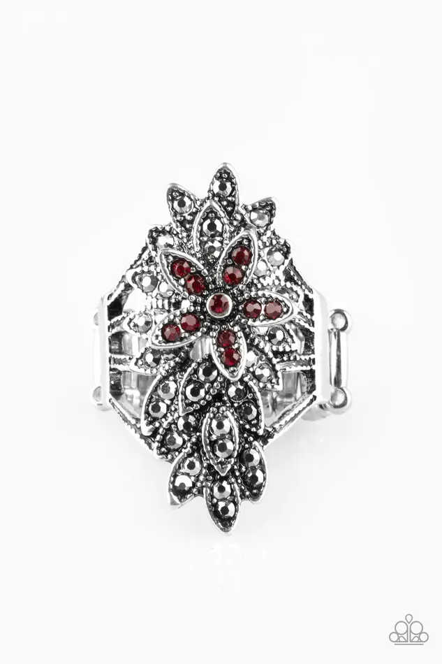 Paparazzi Jewelry Paparazzi Ring Formal Floral Red Rings