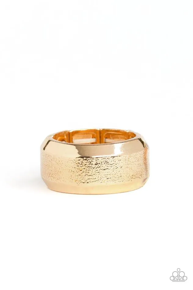 Paparazzi Jewelry Rings Paparazzi Ring Checkmate Gold