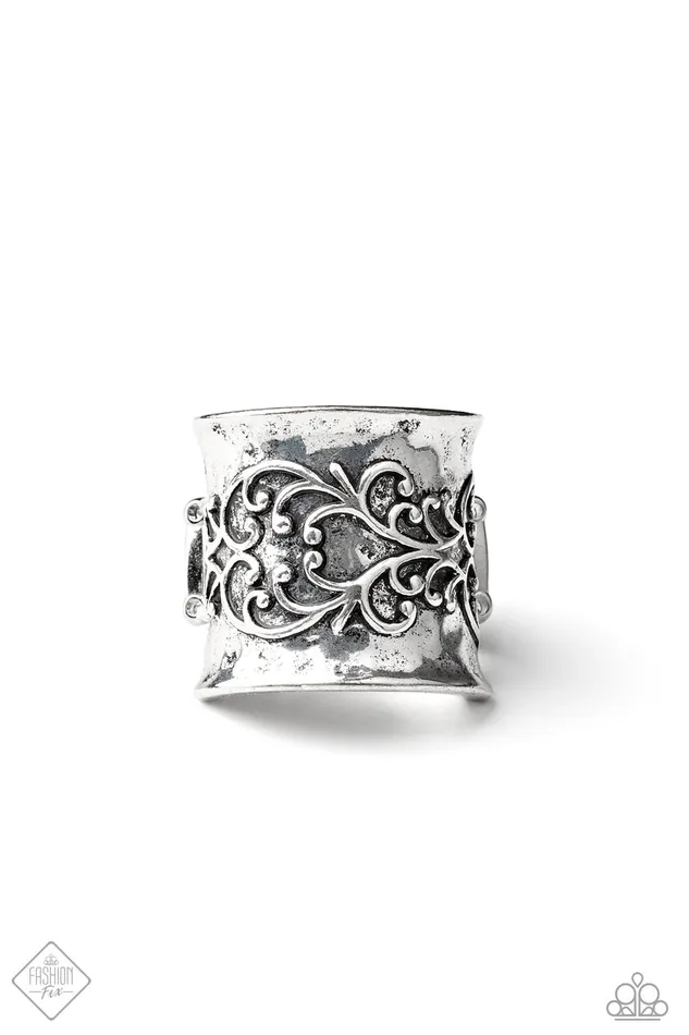 Paparazzi Jewelry Rings Paparazzi Ring Fashion Fix Dec 2020 Me Myself and IVY Silver Paparazzi Jewelry Rings Paparazzi Ring Fashion Fix Dec 2020 Me Myself and IVY Silver