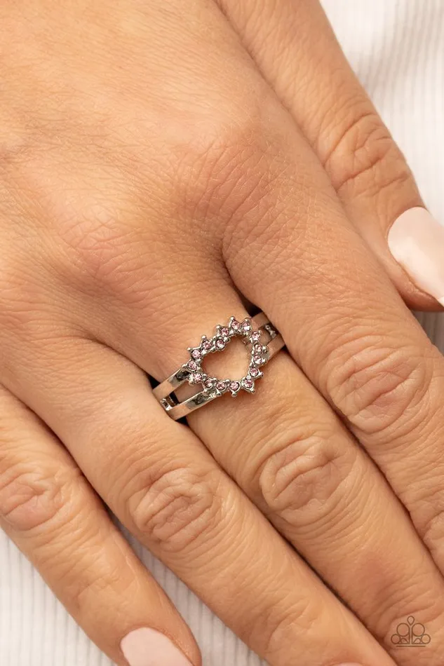Paparazzi Jewelry Rings Paparazzi Ring First Kisses Pink