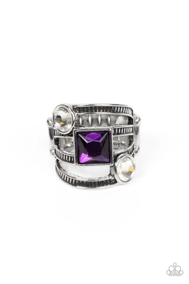 Paparazzi Jewelry Rings Paparazzi Ring Galactic Governess Purple Paparazzi Jewelry Rings Paparazzi Ring Galactic Governess Purple