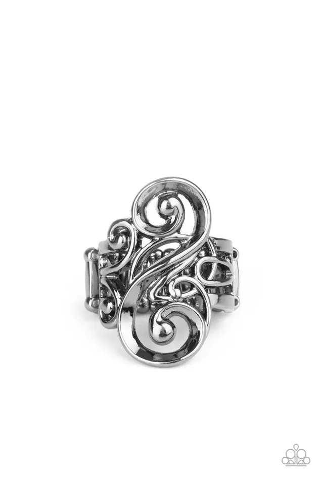 Paparazzi Jewelry Rings Paparazzi Ring Musical Motif Black Paparazzi Jewelry Rings Paparazzi Ring Musical Motif Black