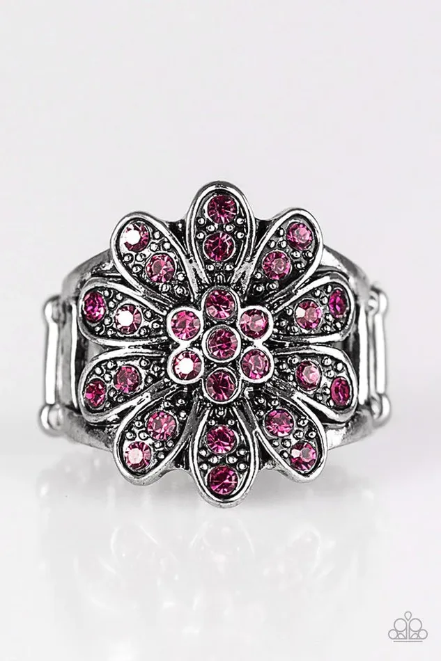 Paparazzi Jewelry Rings Paparazzi Ring Peppy Perennial Pink