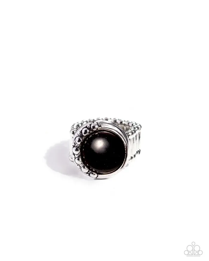 Paparazzi Jewelry Rings Paparazzi Ring Rural Route Black Paparazzi Jewelry Rings Paparazzi Ring Rural Route Black