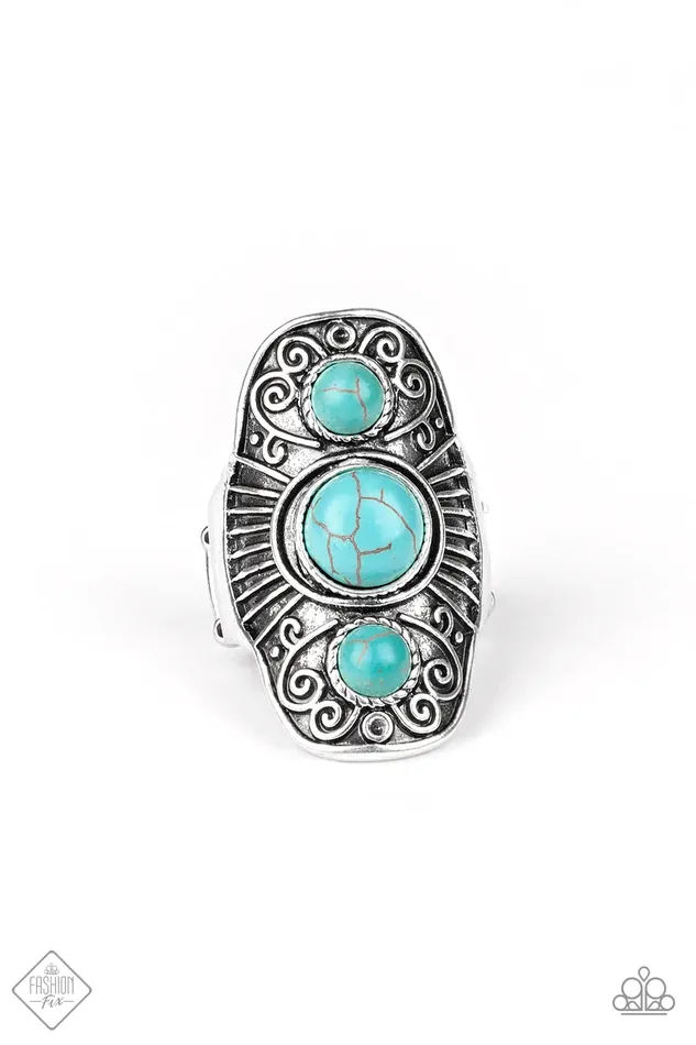 Paparazzi Jewelry Rings Paparazzi Ring Stone Oracle Blue