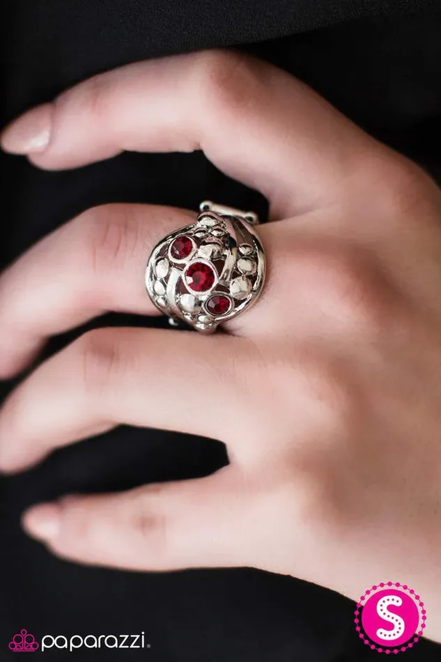 Paparazzi Jewelry Rings Paparazzi Ring Woman On A Mission Red