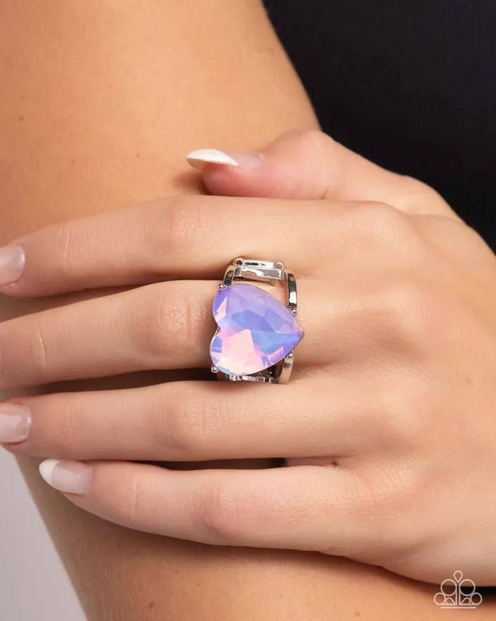 Paparazzi Jewelry Rings Paparazzi Ring Youthful Yearbook Purple