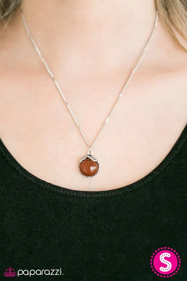 Paparazzi Necklace Beach Vibe Orange Paparazzi Jewelry Necklaces