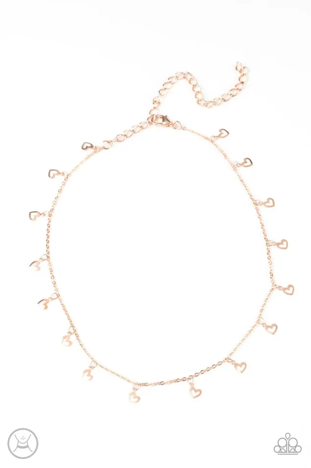 Paparazzi Necklace Charismatically Cupid Rose Gold Paparazzi Jewelry Necklaces Paparazzi Necklace Charismatically Cupid Rose Gold Paparazzi Jewelry Necklaces