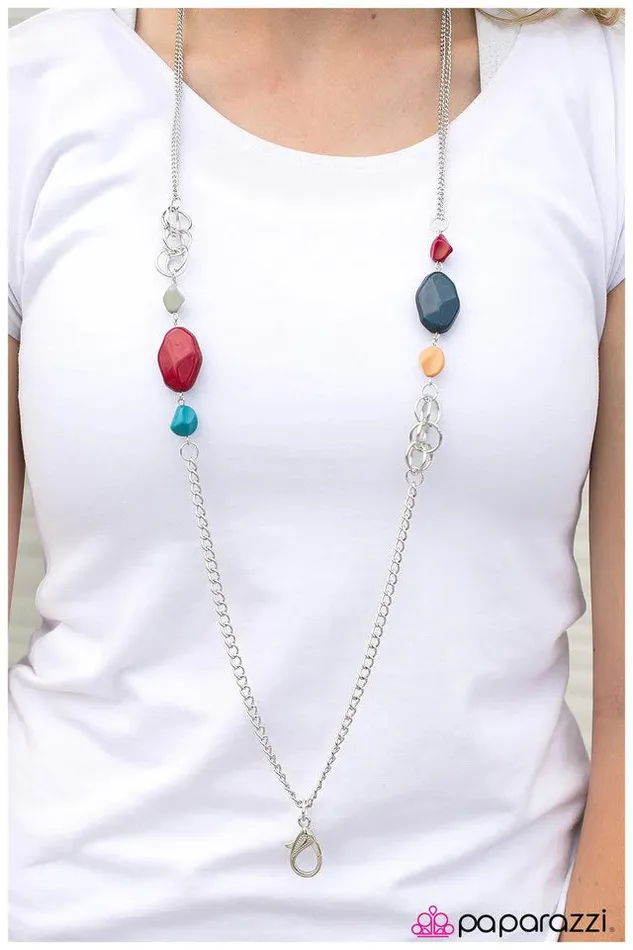 Paparazzi Necklace Cool Calm and Collected Multi Paparazzi Jewelry Necklaces