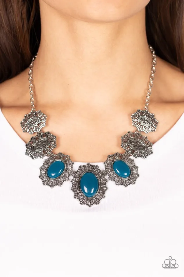 Paparazzi Necklace Forever and EVERGLADE Blue Paparazzi Jewelry Necklaces