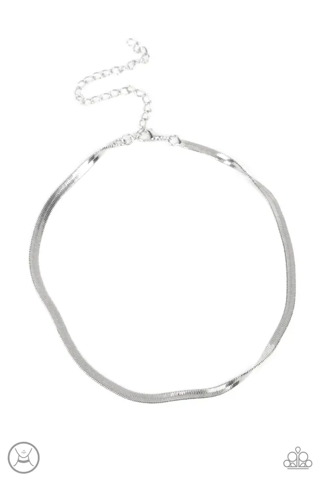 Paparazzi Necklace In No Time Flat Silver Paparazzi Jewelry Necklaces
