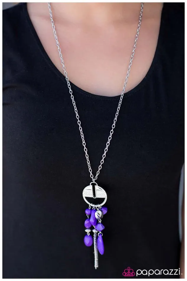 Paparazzi Necklace Just Dropping By Purple Paparazzi Jewelry Necklaces