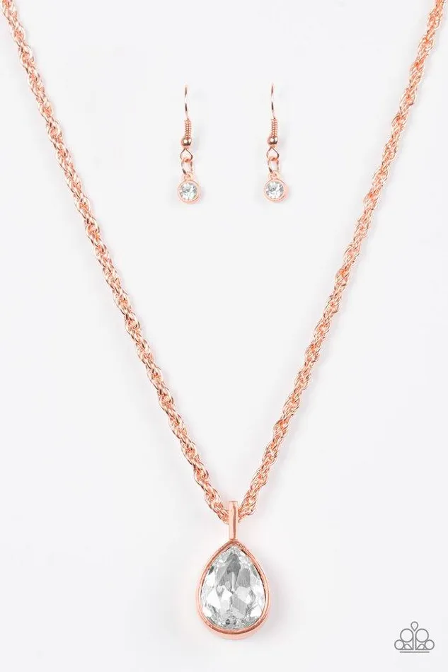 Paparazzi Necklace Million Dollar Drop Copper Paparazzi Jewelry Necklaces