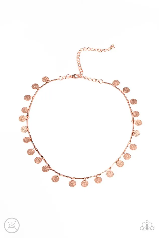 Paparazzi Necklace Musically Minimalist Copper Paparazzi Jewelry Necklaces Paparazzi Necklace Musically Minimalist Copper Paparazzi Jewelry Necklaces