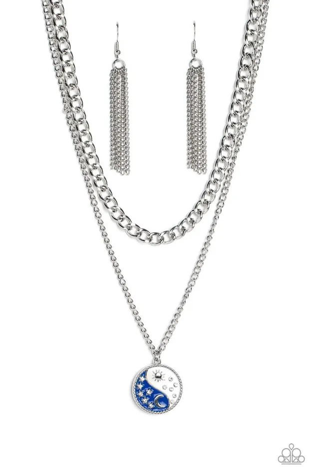 Paparazzi Necklace Night and Day Blue Paparazzi Jewelry Necklaces Paparazzi Necklace Night and Day Blue Paparazzi Jewelry Necklaces