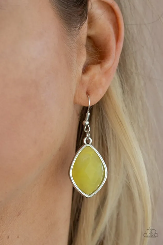 Paparazzi Necklace Opulently Oracle Yellow Paparazzi Jewelry Necklaces
