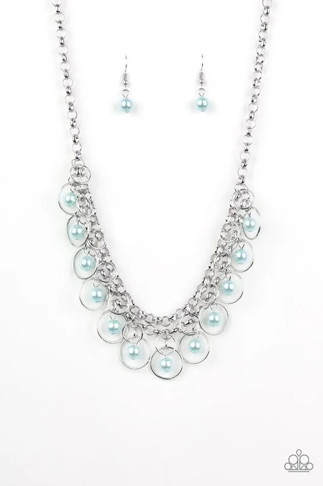 Paparazzi Necklace Party Time Blue Paparazzi Jewelry Necklaces
