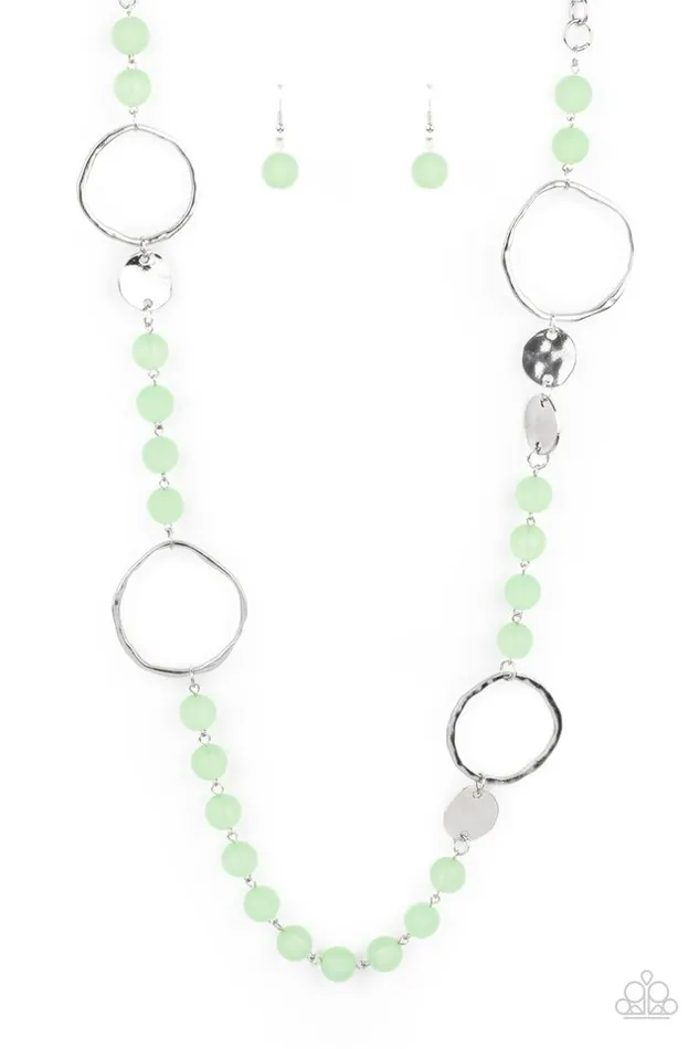 Paparazzi Necklace Sea Glass Wanderer Green Paparazzi Jewelry Necklaces Paparazzi Necklace Sea Glass Wanderer Green Paparazzi Jewelry Necklaces