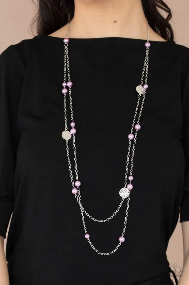 Paparazzi Necklace Sublime Awakening Purple Paparazzi Jewelry Necklaces