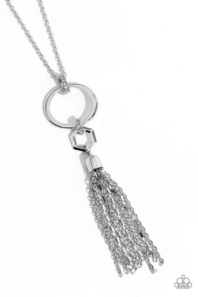 Paparazzi Necklace Tassel Tune White Paparazzi Jewelry Necklaces Paparazzi Necklace Tassel Tune White Paparazzi Jewelry Necklaces