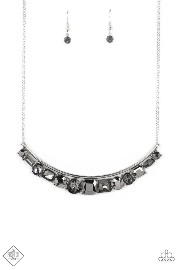 Paparazzi Necklace The Only SMOKESHOW in Town Silver Paparazzi Jewelry Necklaces Paparazzi Necklace The Only SMOKESHOW in Town Silver Paparazzi Jewelry Necklaces