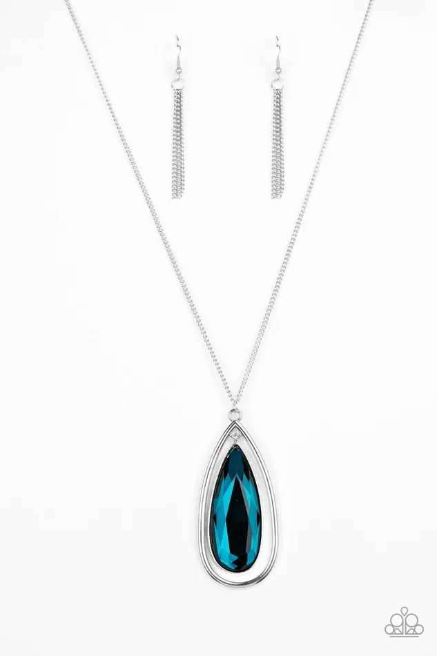 Paparazzi Necklace The Royal Coronation Blue Paparazzi Jewelry Necklaces
