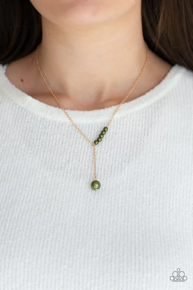 Paparazzi Necklace Timeless Taste Green Paparazzi Jewelry Necklaces