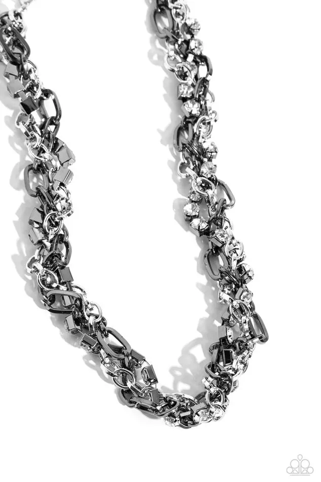 Paparazzi Necklace Totally TwoToned Silver Paparazzi Jewelry Necklaces Paparazzi Necklace Totally TwoToned Silver Paparazzi Jewelry Necklaces