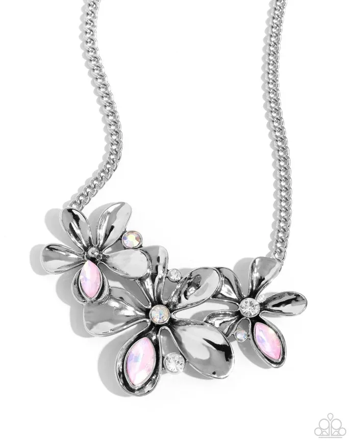 Paparazzi Necklace Twirling Triad Pink Paparazzi Jewelry Necklaces Paparazzi Necklace Twirling Triad Pink Paparazzi Jewelry Necklaces