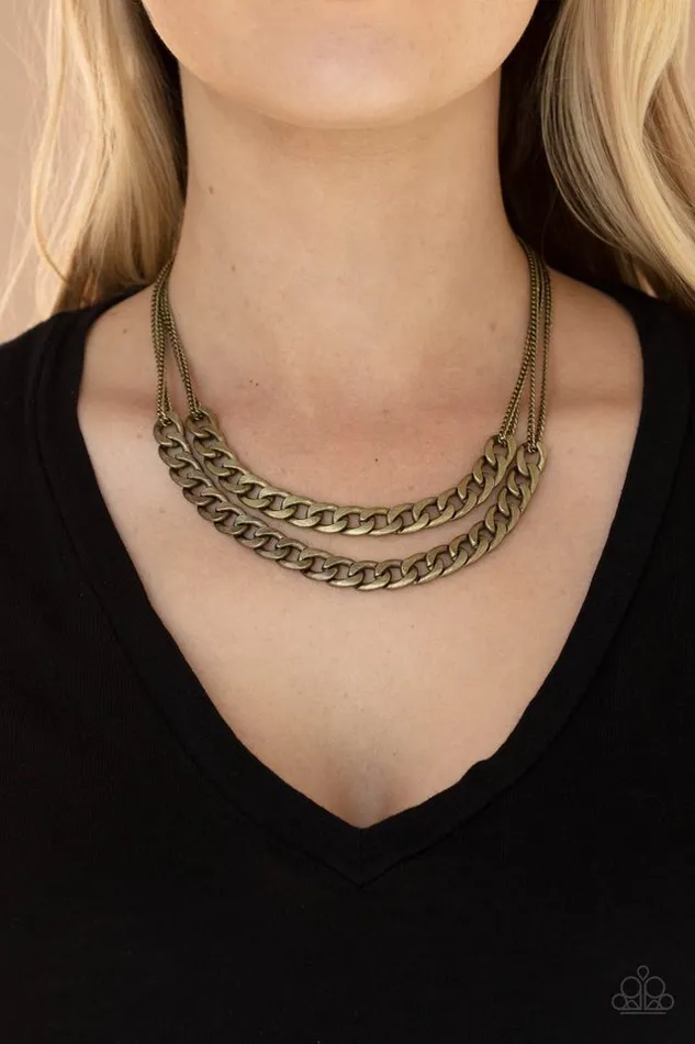 Paparazzi Necklace Urban Culture Brass Paparazzi Jewelry Necklaces
