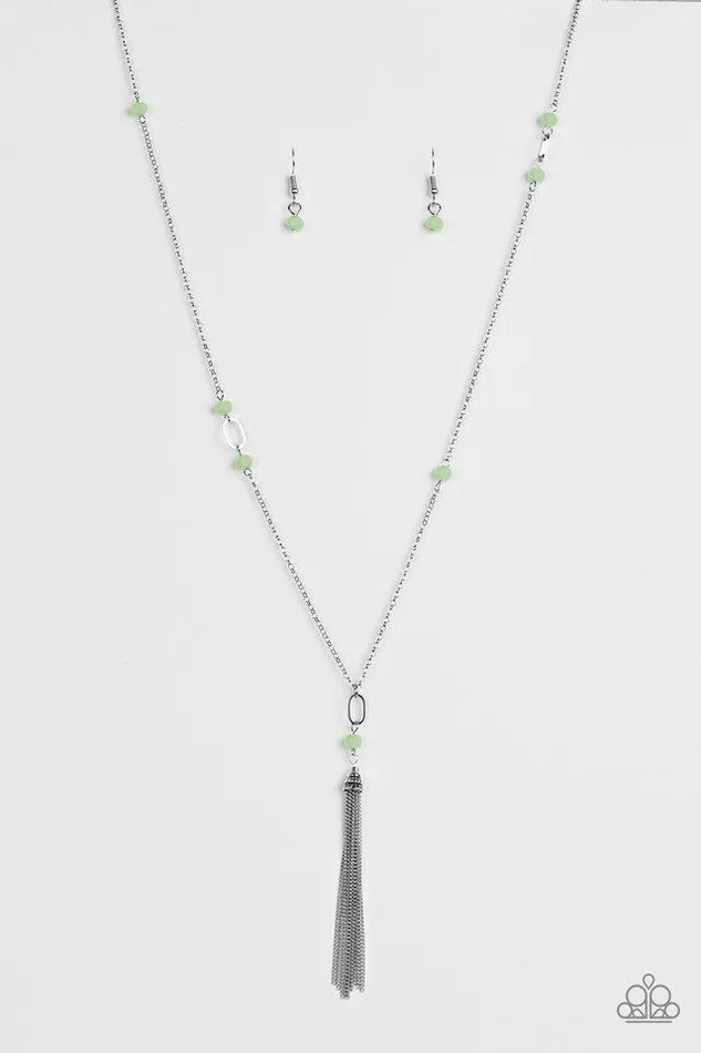 Paparazzi Necklace Vienna Voyage Green Paparazzi Jewelry Necklaces