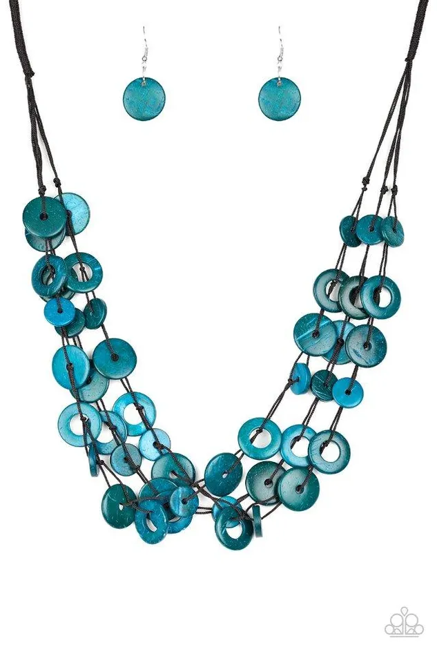 Paparazzi Necklace Wonderfully Walla Walla Blue Paparazzi Jewelry Necklaces