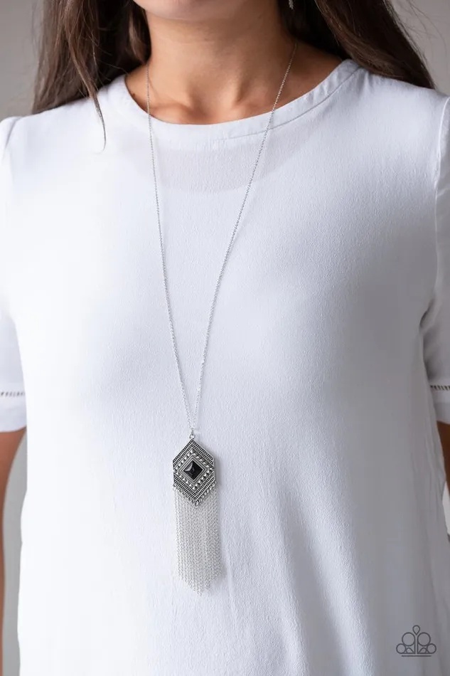 Paparazzi Necklace Work The ROAM Black Paparazzi Jewelry Necklaces