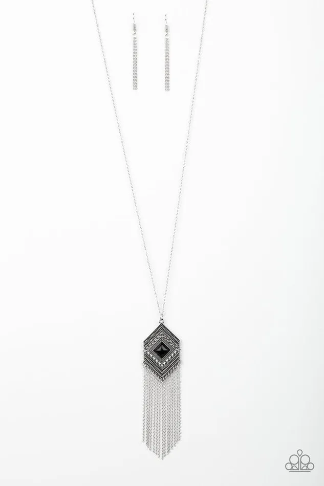 Paparazzi Necklace Work The ROAM Black Paparazzi Jewelry Necklaces Paparazzi Necklace Work The ROAM Black Paparazzi Jewelry Necklaces