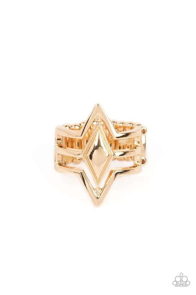 Paparazzi Ring Deceivingly Diamond Gold Paparazzi Jewelry Rings Paparazzi Ring Deceivingly Diamond Gold Paparazzi Jewelry Rings