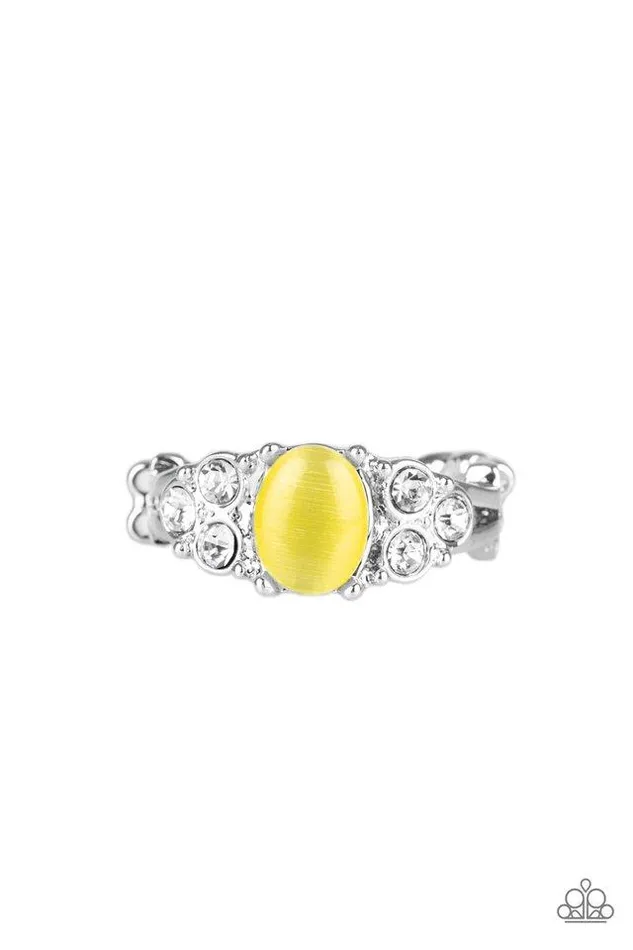 Paparazzi Ring Extra Sparktacular Yellow Paparazzi Jewelry Rings