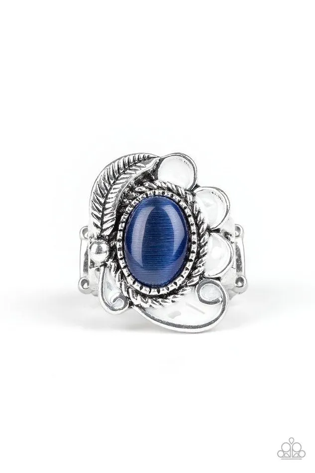 Paparazzi Ring Fairytale Magic Blue Paparazzi Jewelry Rings