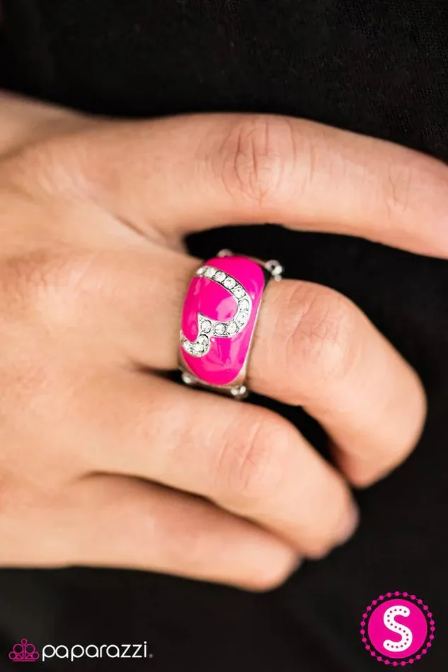 Paparazzi Ring Fearless Heart Pink Paparazzi Jewelry Rings